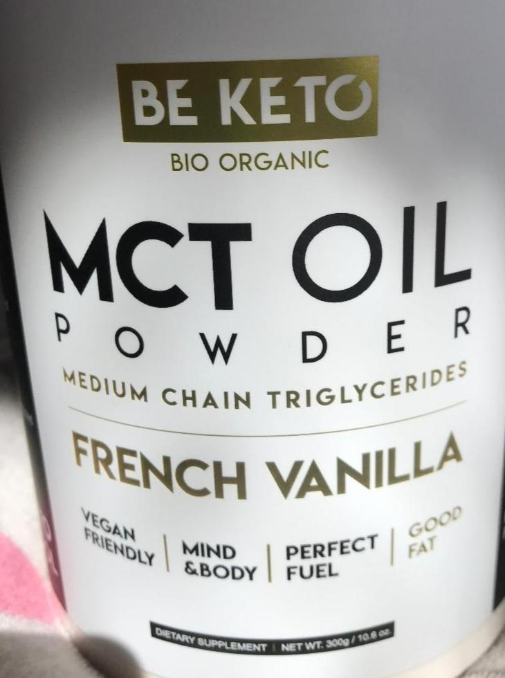 Fotografie - MCT Oil powder French Vanilla Be keto