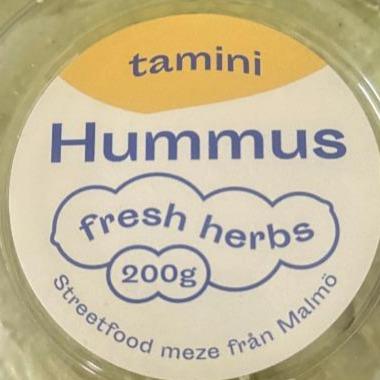 Fotografie - Hummus Fresh Herbs Tamini