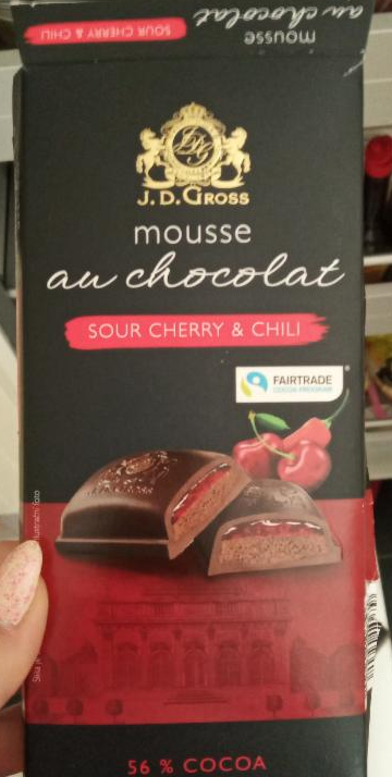 Fotografie - Mousse au chocolat sour cherry & chili