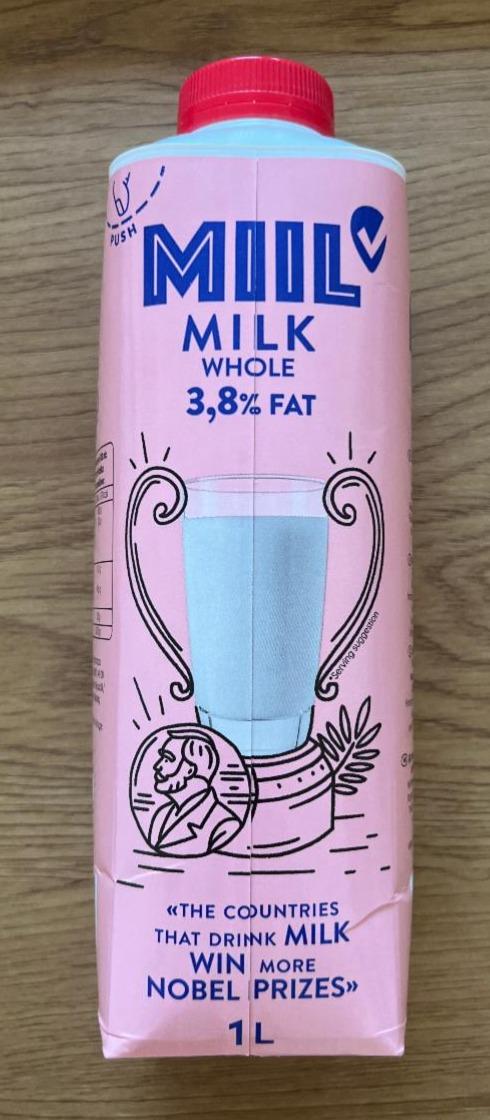 Fotografie - milk whole 3,8% fat Miil