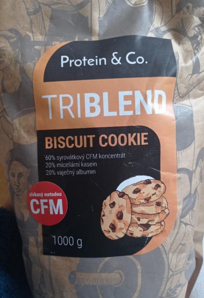 Fotografie - TriBlend biscuit cookie Protein & Co.