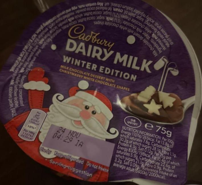 Fotografie - Dairy Milk Winter Edition Desert Cadbury