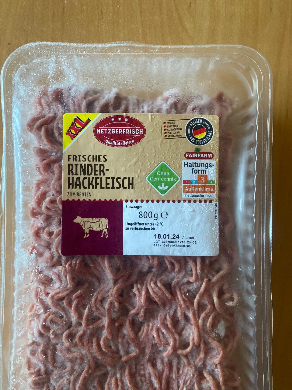 Fotografie - Frisches Rinder-Hackfleisch
