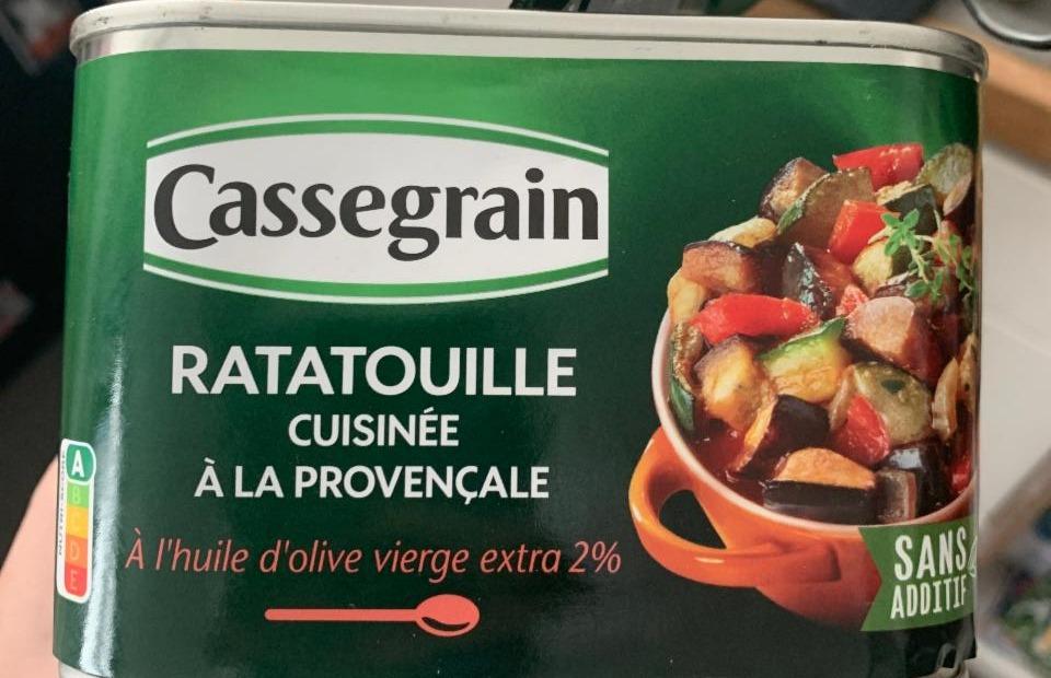 Fotografie - Ratatouille cuisinée à la provençale Cassegrain