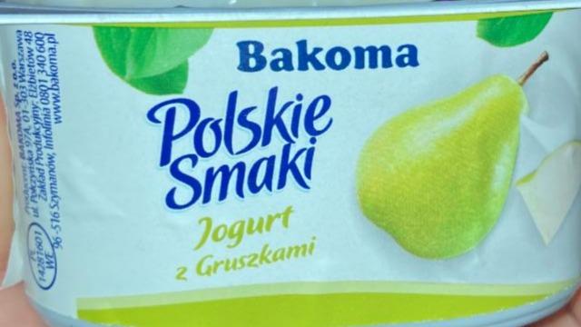 Fotografie - Jogurt z Gruszkami Bakoma