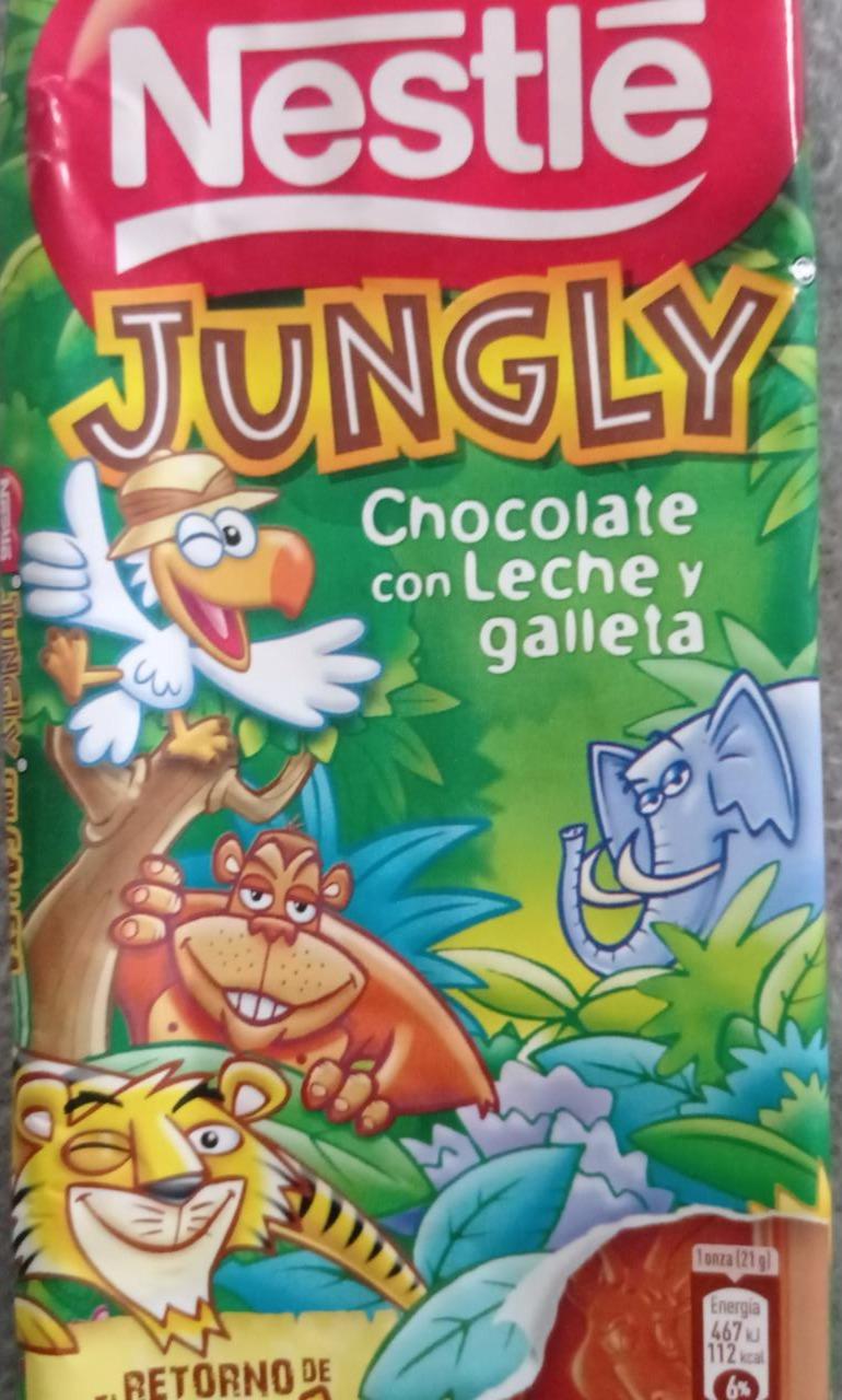 Fotografie - Jungly Chocolate con Leche y galleta Nestlé