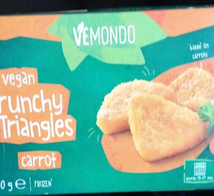 Fotografie - Vegan Crunchy Triangles Carrot Vemondo