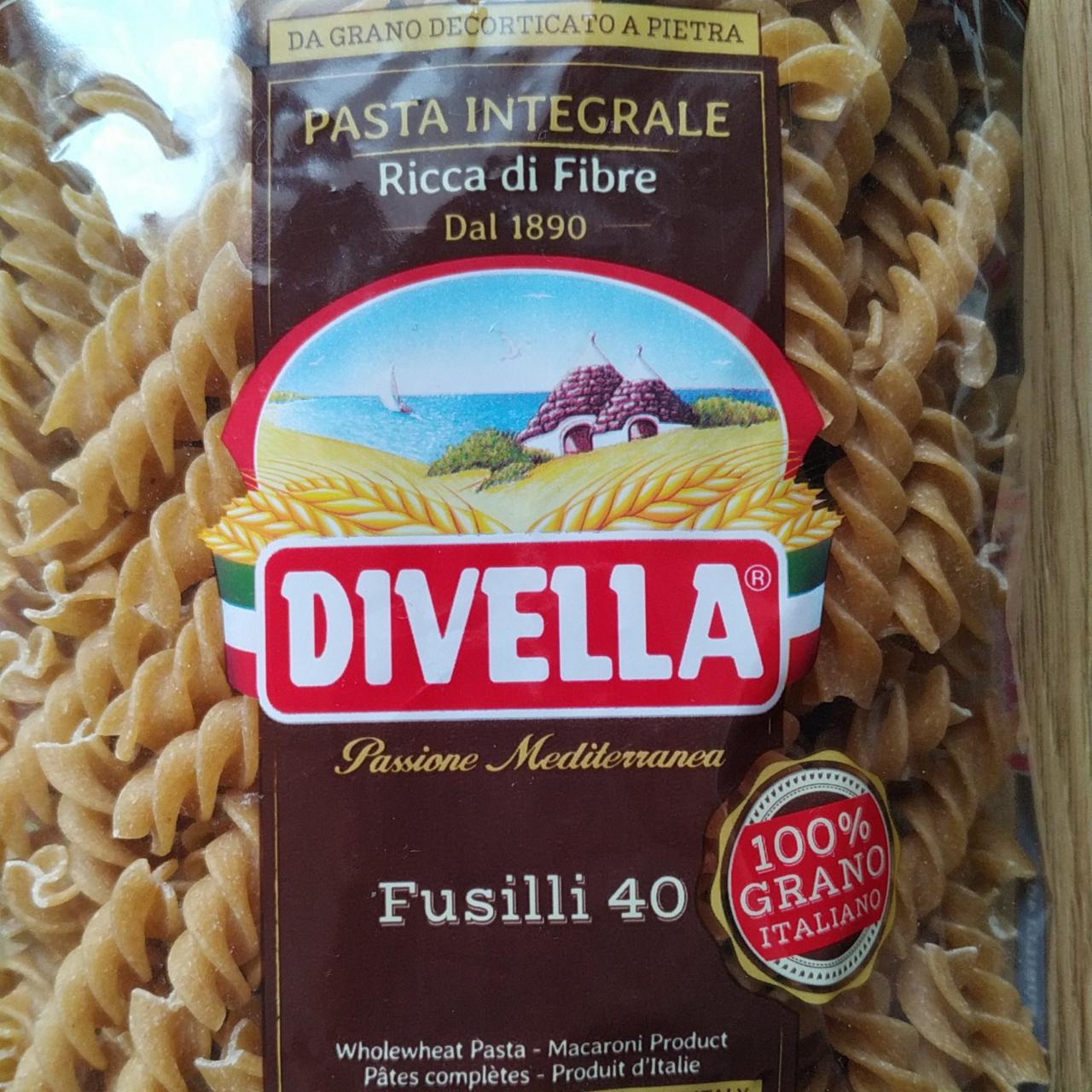 Fotografie - Pasta Integrale Fusilli 40 Divella