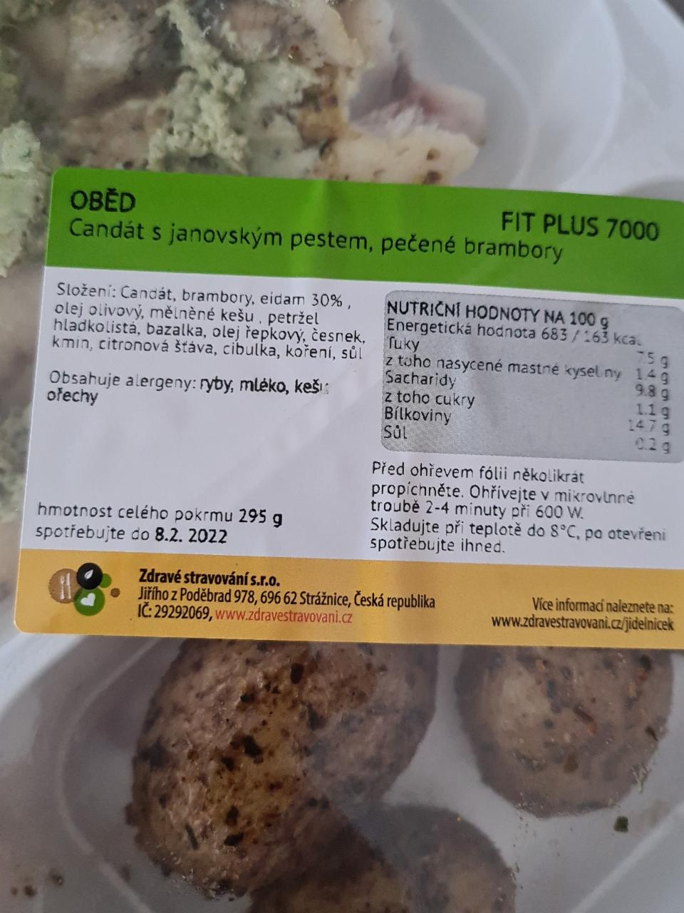 Fotografie - Candát s janovským pestem, pečené brambory Zdravé stravování 