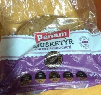 Fotografie - Mušketýr chléb s plnou chutí Penam