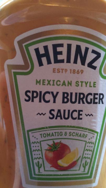 Fotografie - Mexican Style Spicy Burger Sauce Heinz