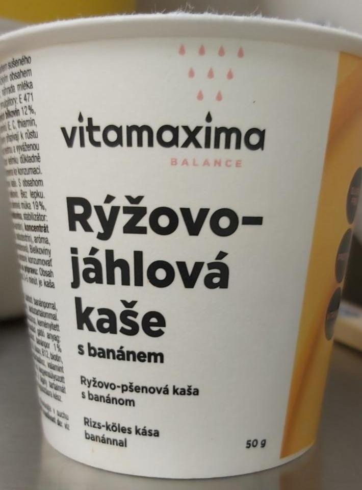 Fotografie - Rýžovo - jáhlová kaše s banánem Vitamaxima