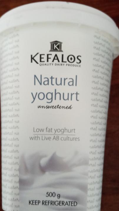 Fotografie - Natural yoghurt low fat Kefalos