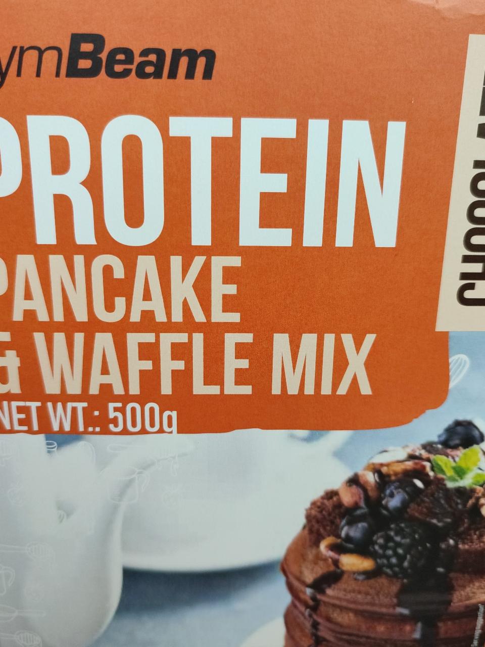 Fotografie - protein pancake a waffle