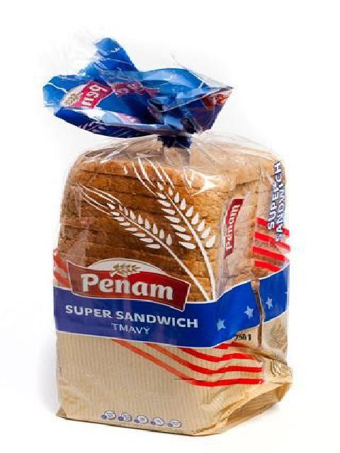 Fotografie - toustový chléb Penam Super Sandwich tmavý