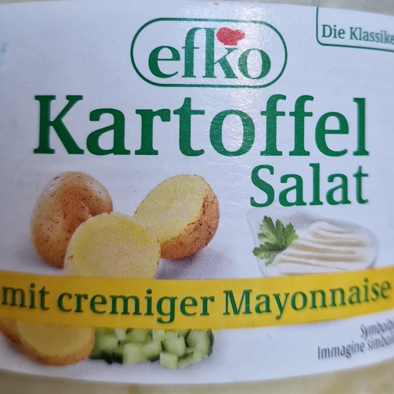 Fotografie - Kartoffel Salat mit cremiger Mayonnaise Efko
