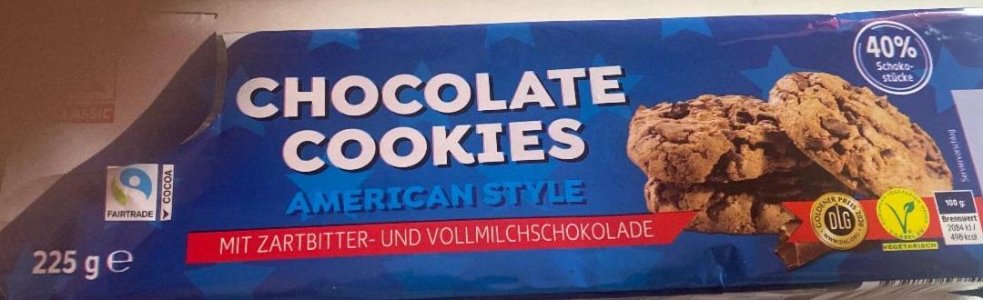 Fotografie - Chocolate cookies s hořkomléčnou čokoládou 40% K-Classic