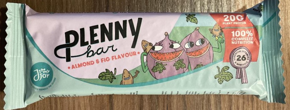 Fotografie - Plenny bar Almonds & Fig flavour Jimmy Joy