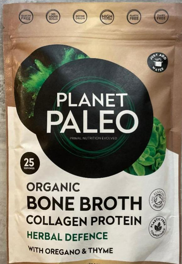 Fotografie - Organic bone broth collagen protein Herbal defence Planet Paleo