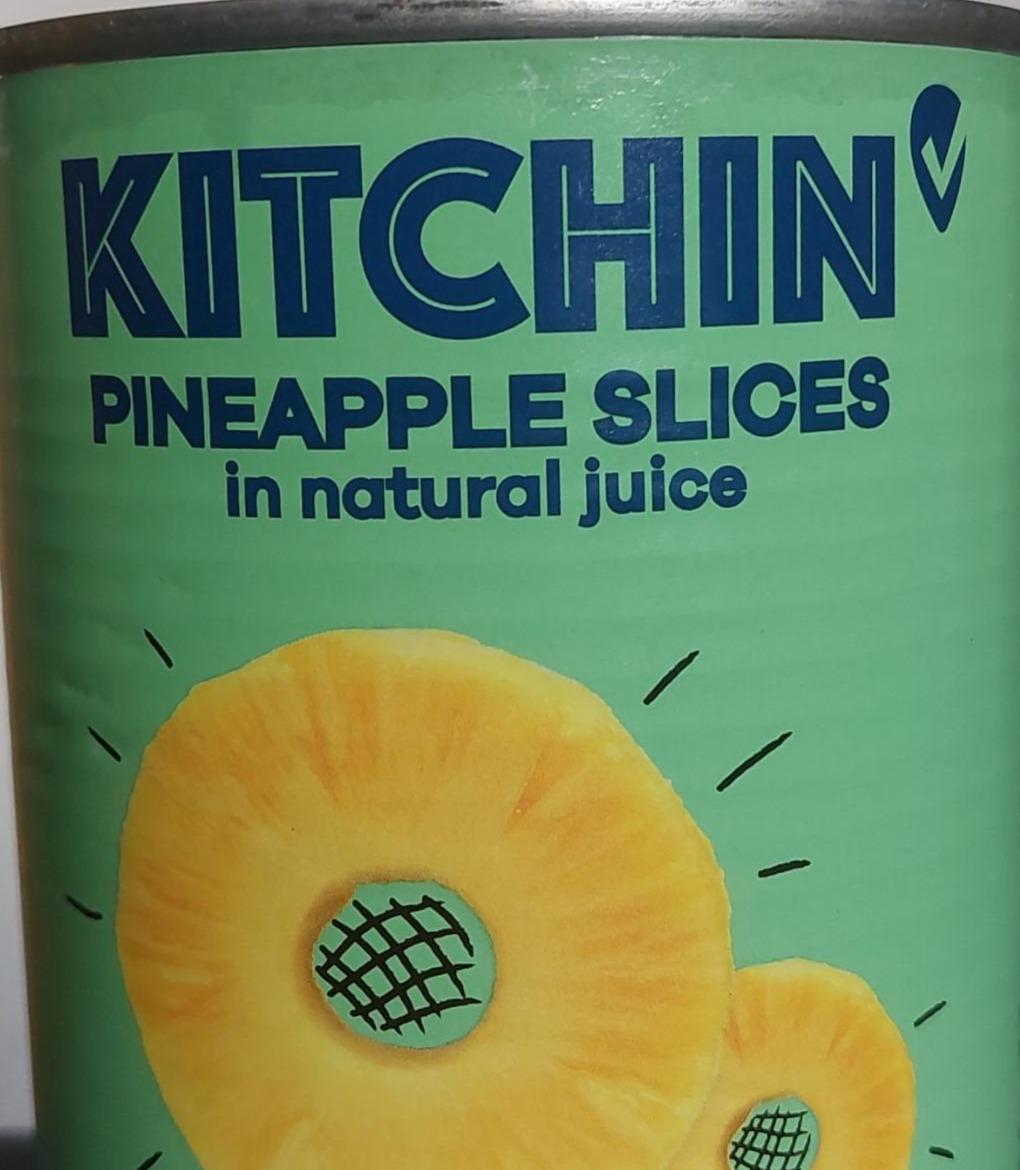 Fotografie - Pineapple slices in natural juice Kitchin