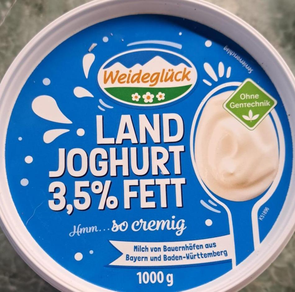 Fotografie - Landjoghurt mild 3,5% Fett Weideglück
