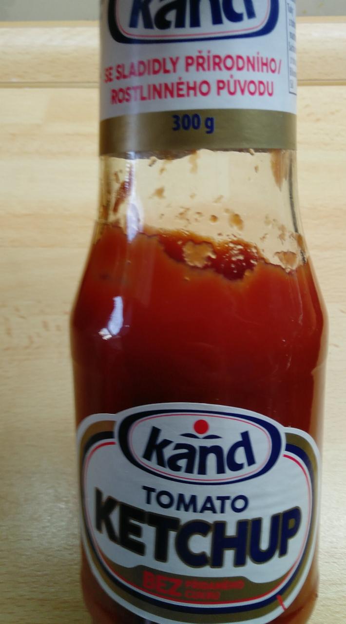 Fotografie - ketchup tomato bez přidaného cukru Kand