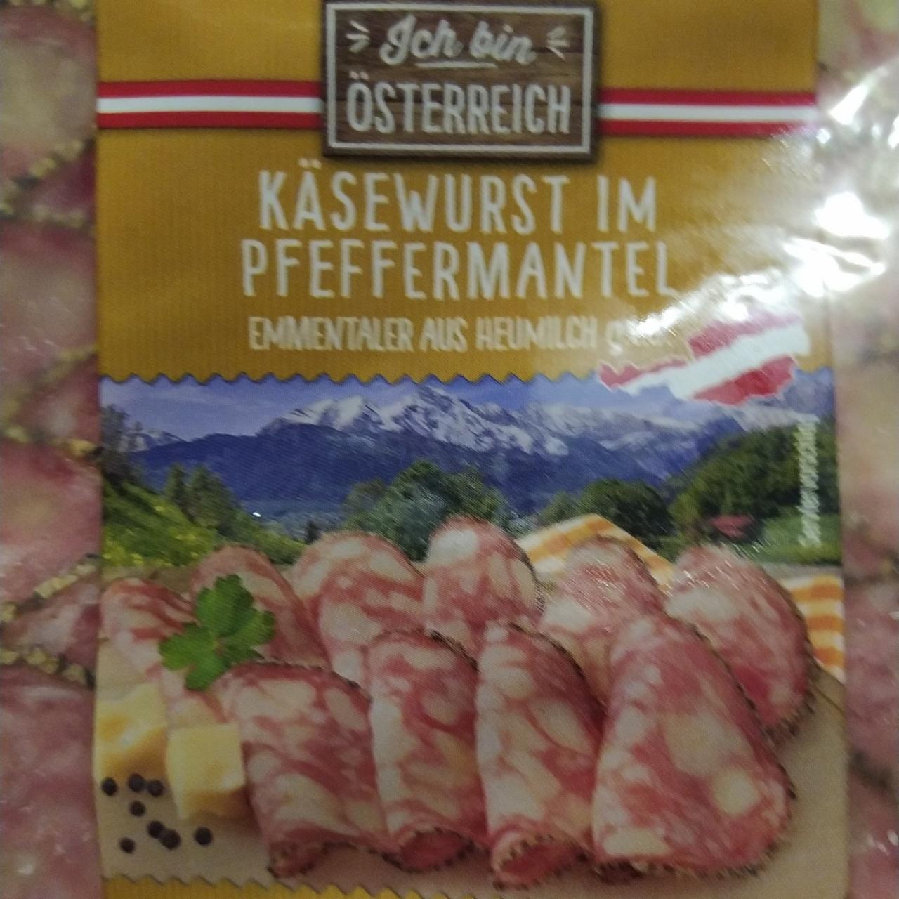 Fotografie - Kasewurst im pfeffermantel Ich bin Österreich