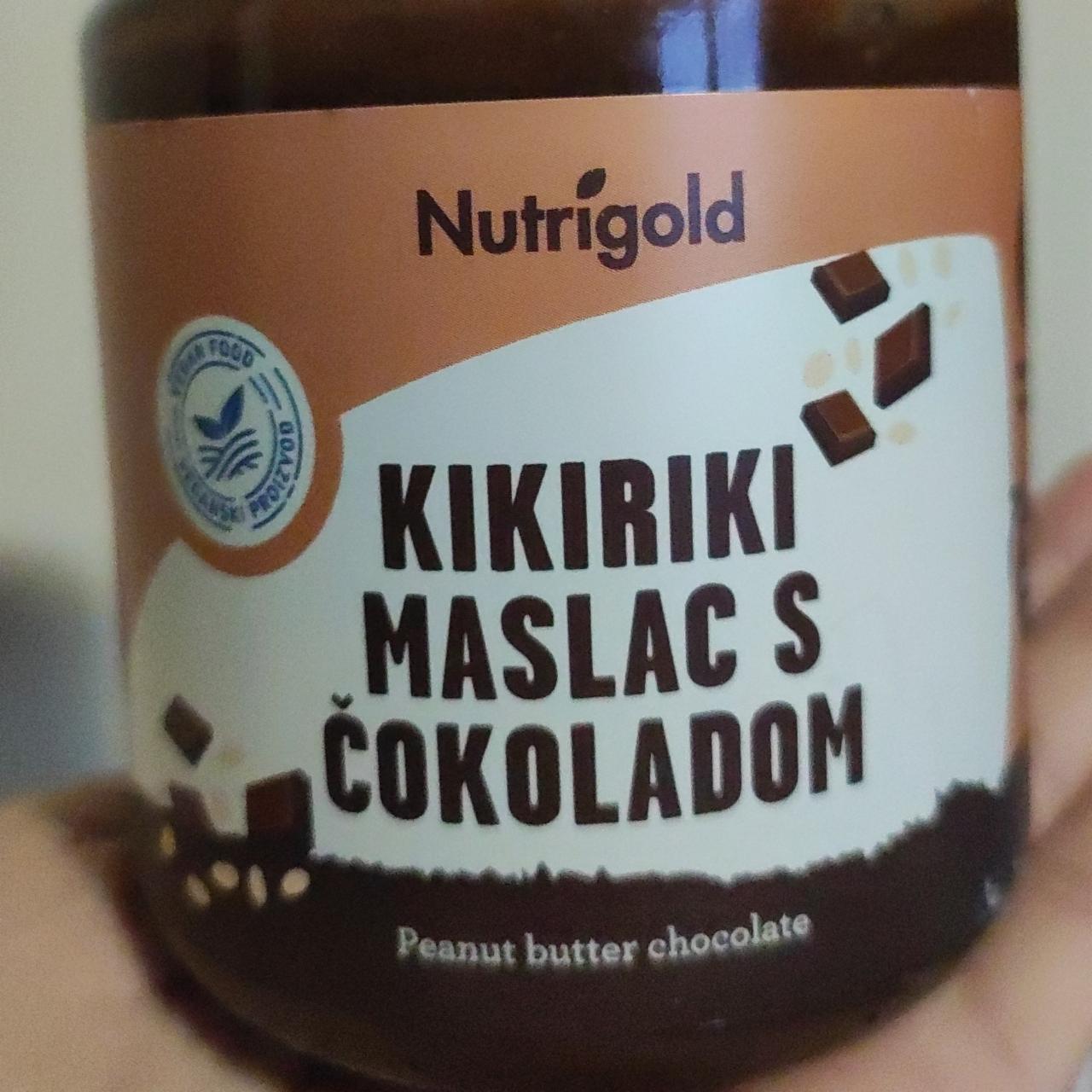 Fotografie - Kikiriki Maslac s čokoladom Nutrigold