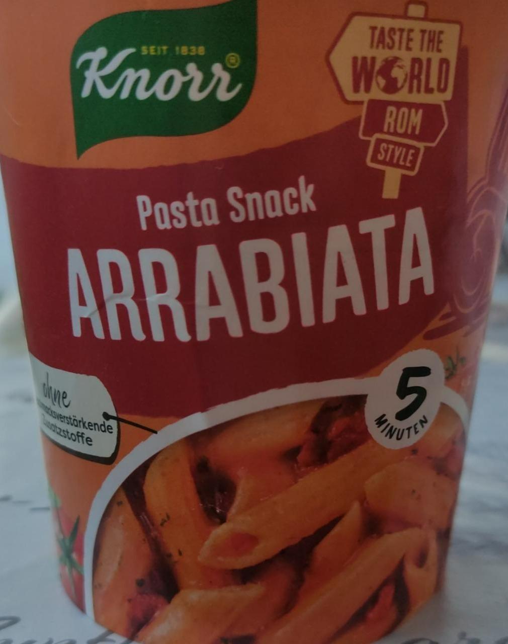 Fotografie - Pasta snack arrabiata Knorr