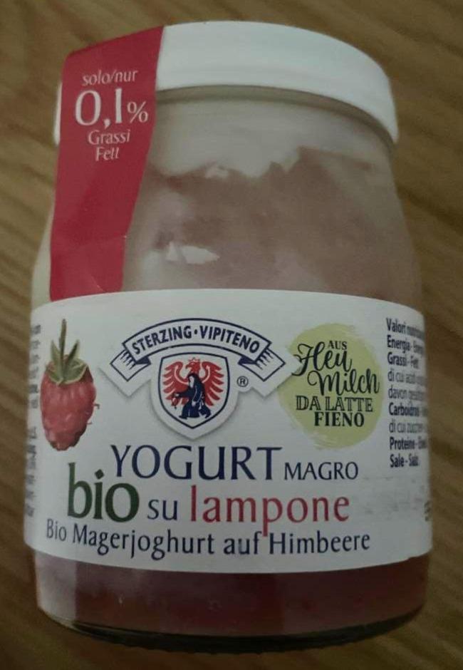 Fotografie - Bio Yogurt Magro su lampone da Latte Fieno Sterzing Vipiteno
