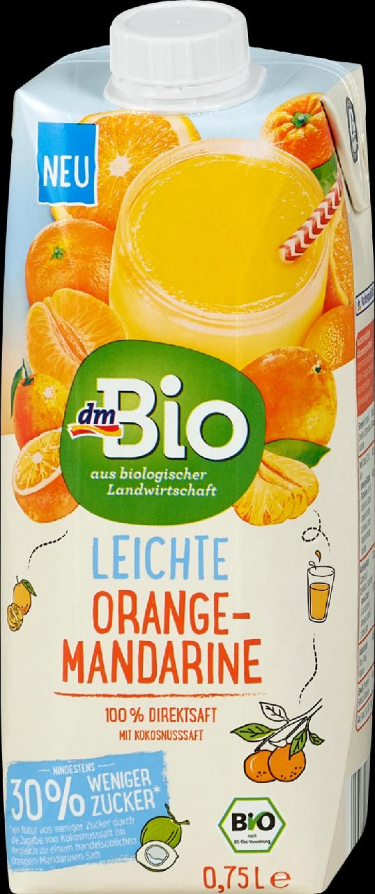 Fotografie - BIO džus pomeranč mandarinka dmBio
