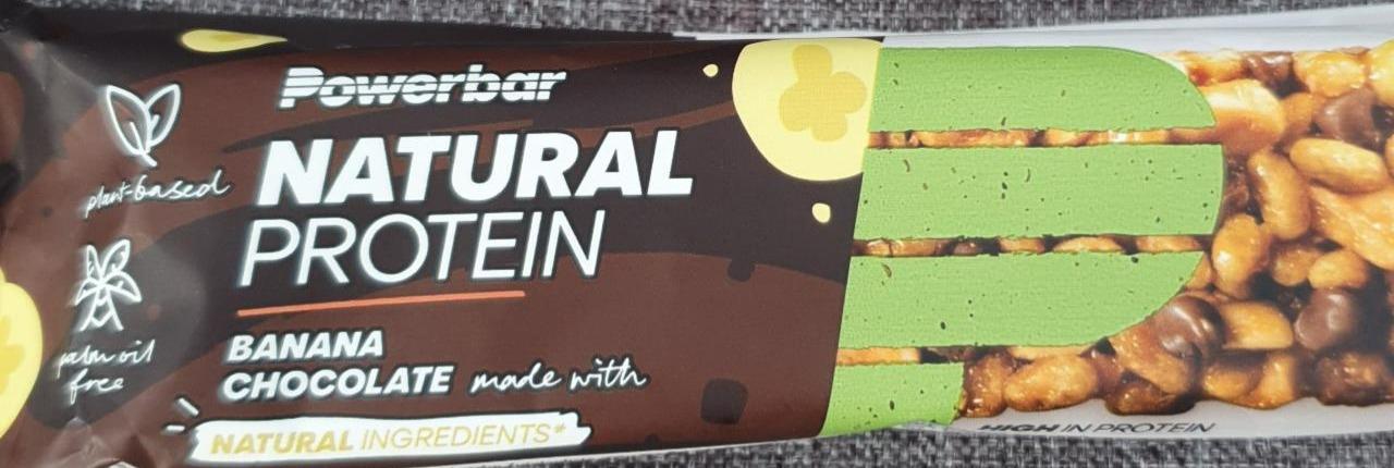 Fotografie - Natural protein Banana Chocolate PowerBar