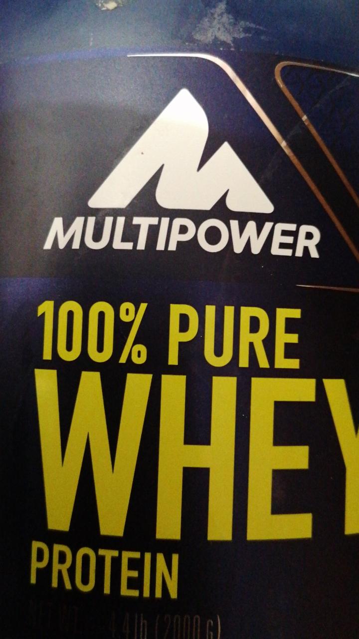 Fotografie - 100% Pure Whey Protein Natural Multipower