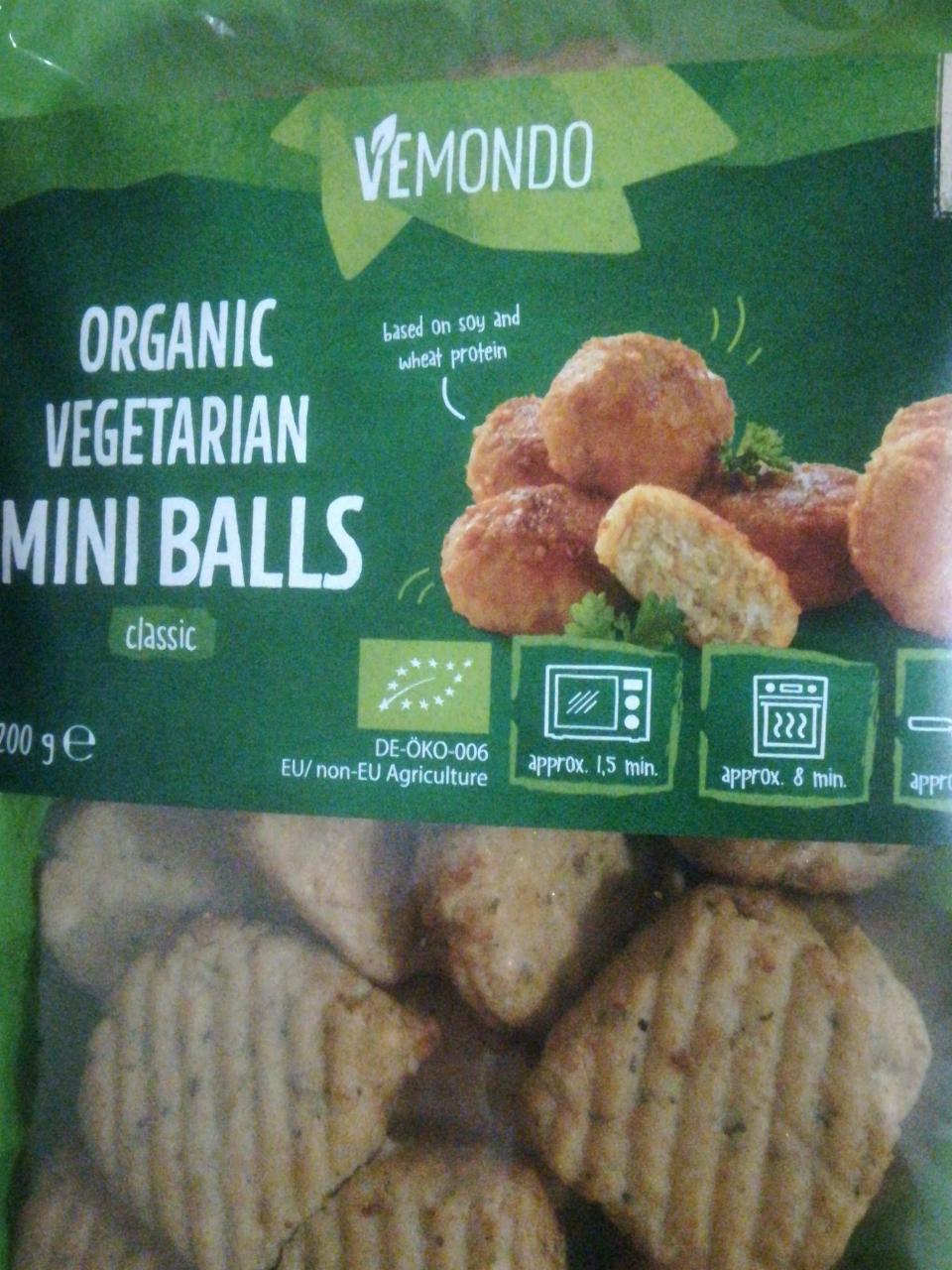 Fotografie - Organic Vegetarian Mini Balls classic Vemondo