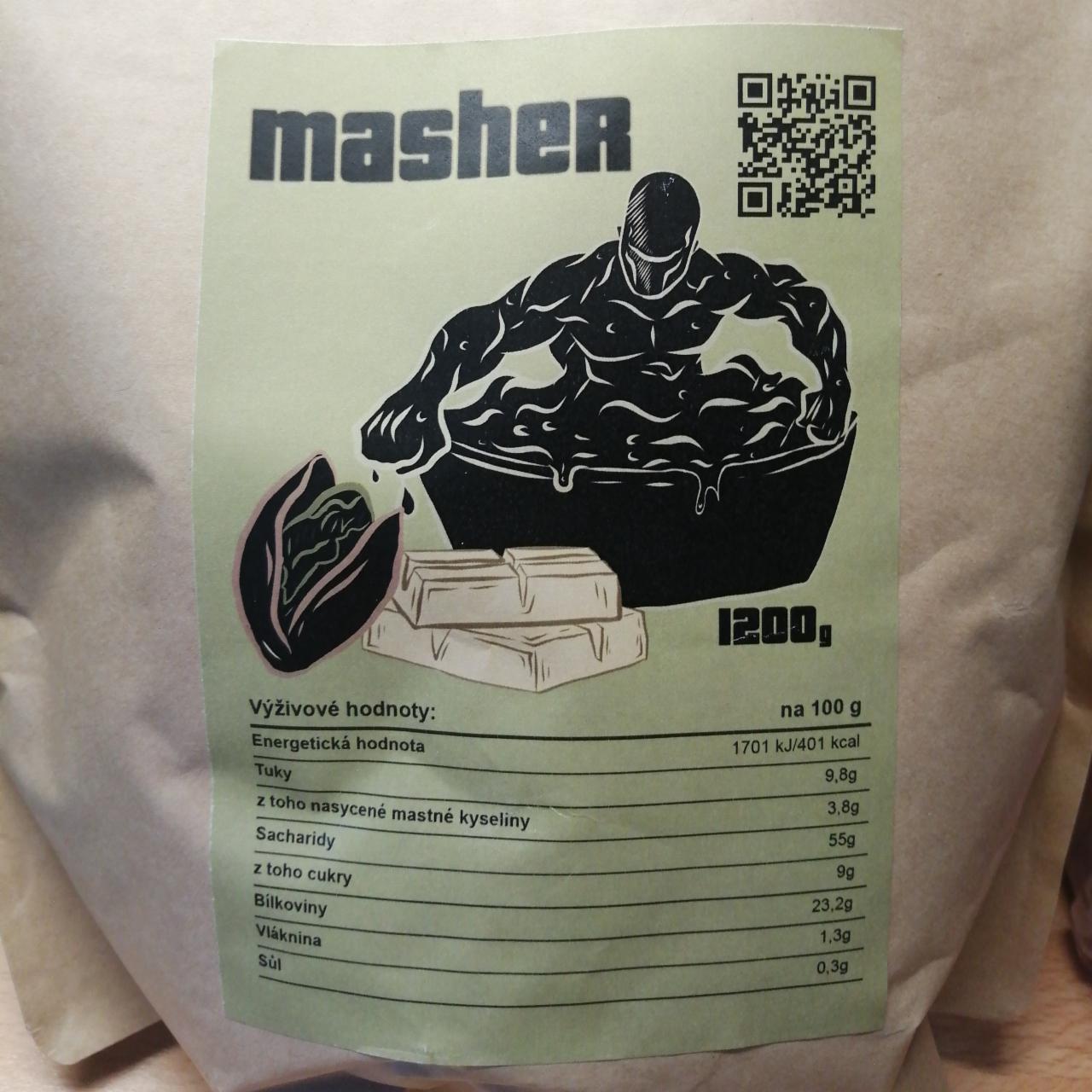 Fotografie - Proteinová kaše pistacie bílá čokoláda Masher