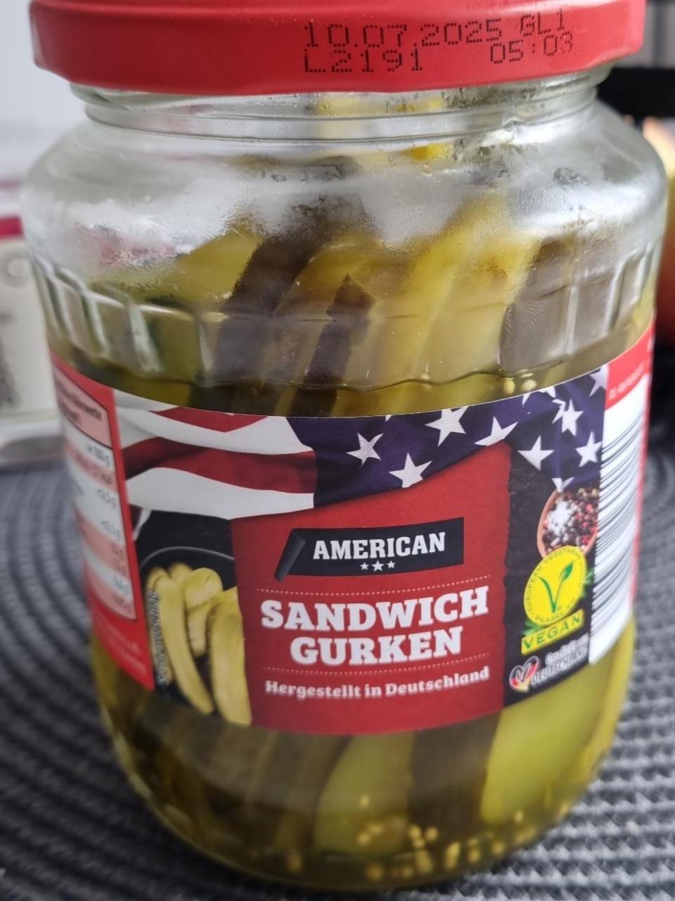 Fotografie - Sandwich Gurken American
