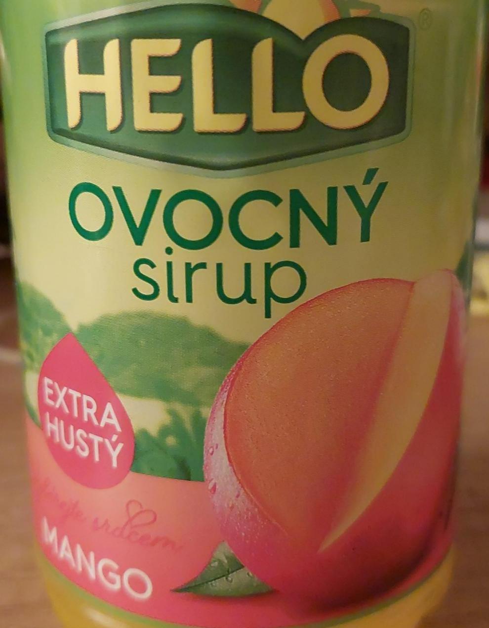 Fotografie - Hello Ovocný sirup Mango Extra hustý