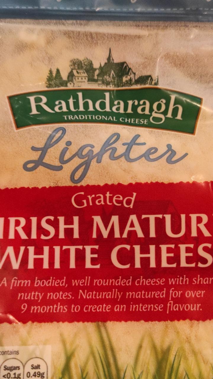 Fotografie - Lighter Grated Irish Mature White Cheese Rathdaragh
