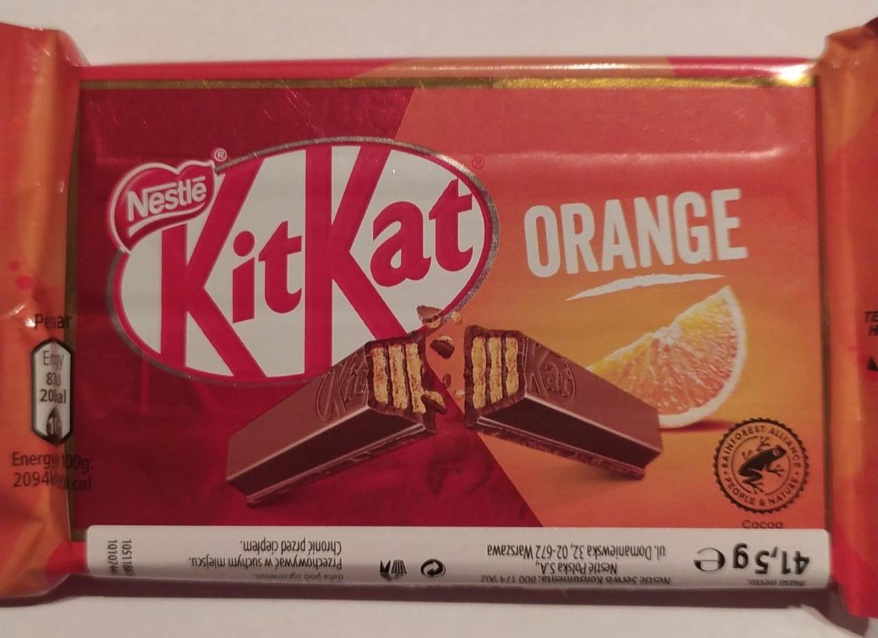 Fotografie - KitKat Orange Nestlé