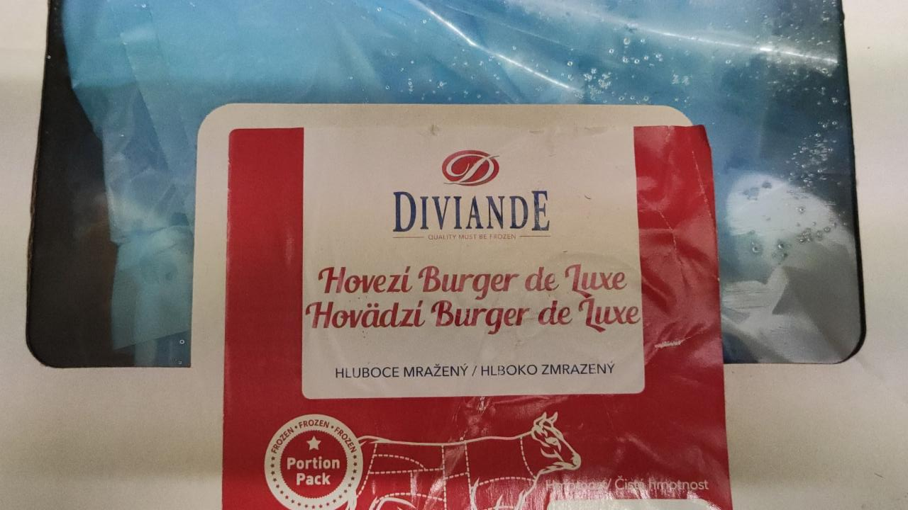 Fotografie - Hovězí Burger de Luxe Diviande