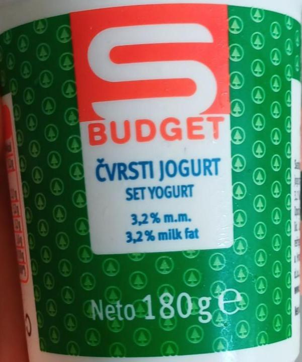 Fotografie - Čvrsti jogurt S Budget