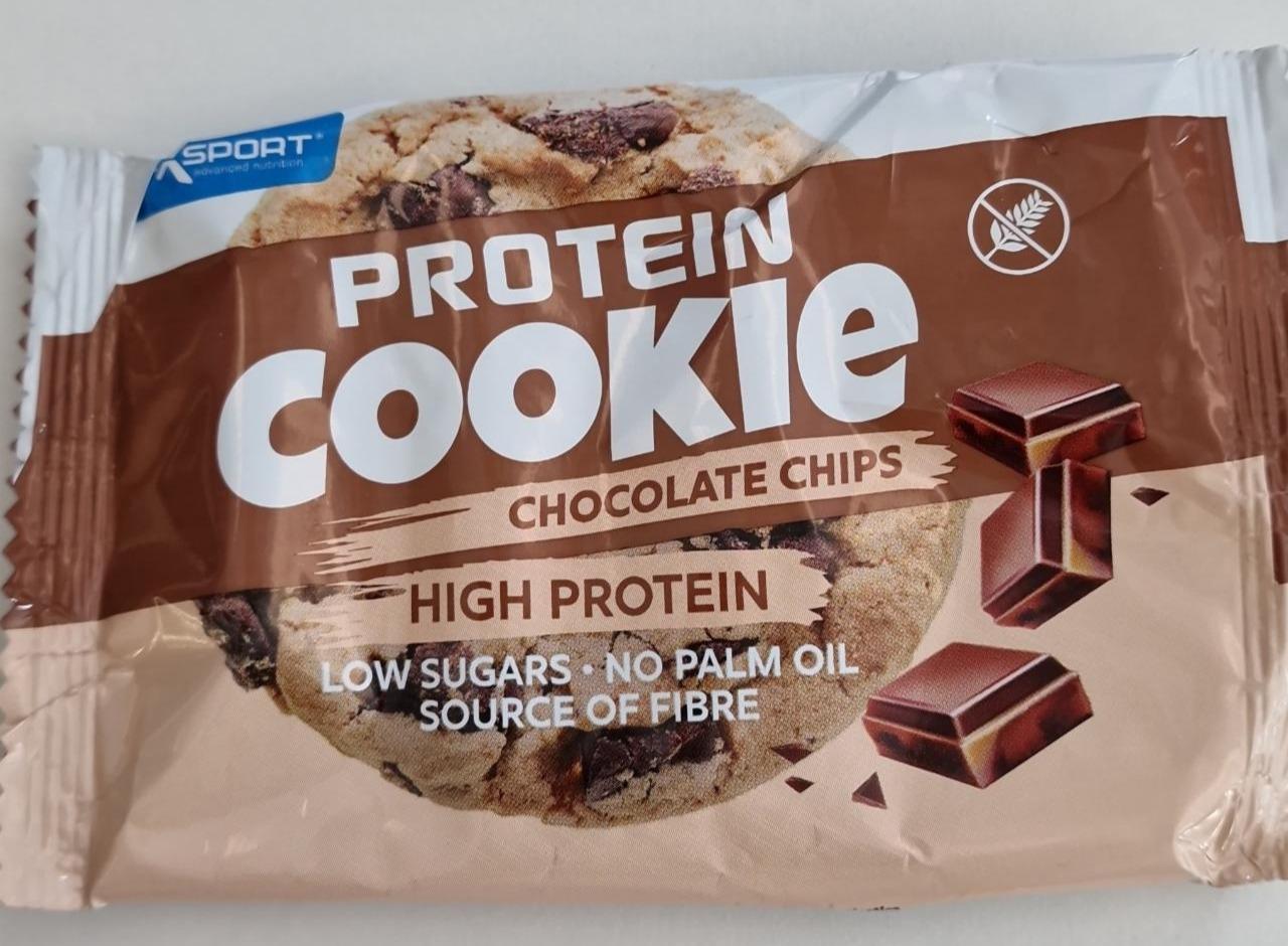 Fotografie - Protein cookie Chocolate chips High protein MaxSport