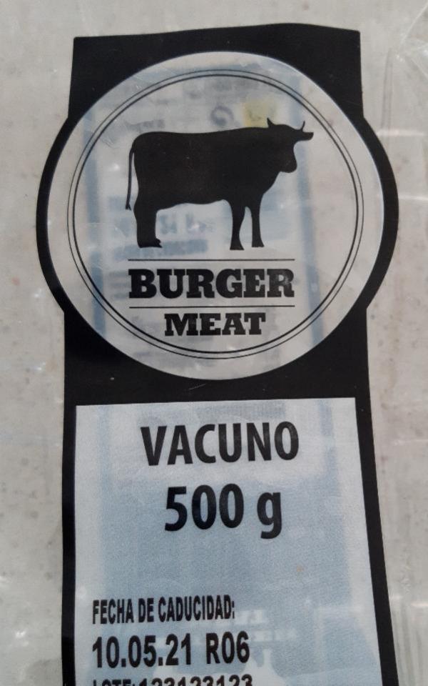 Fotografie - Burger Meat Vacuno