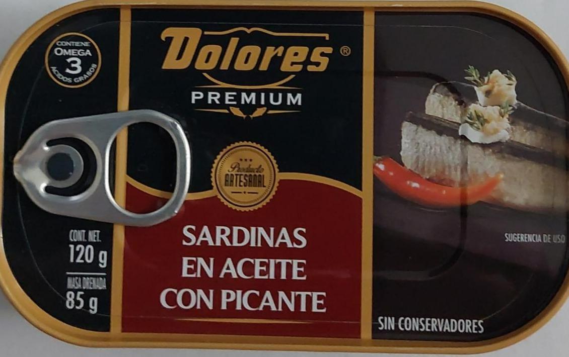 Fotografie - Sardinas en aceite con picante Dolores