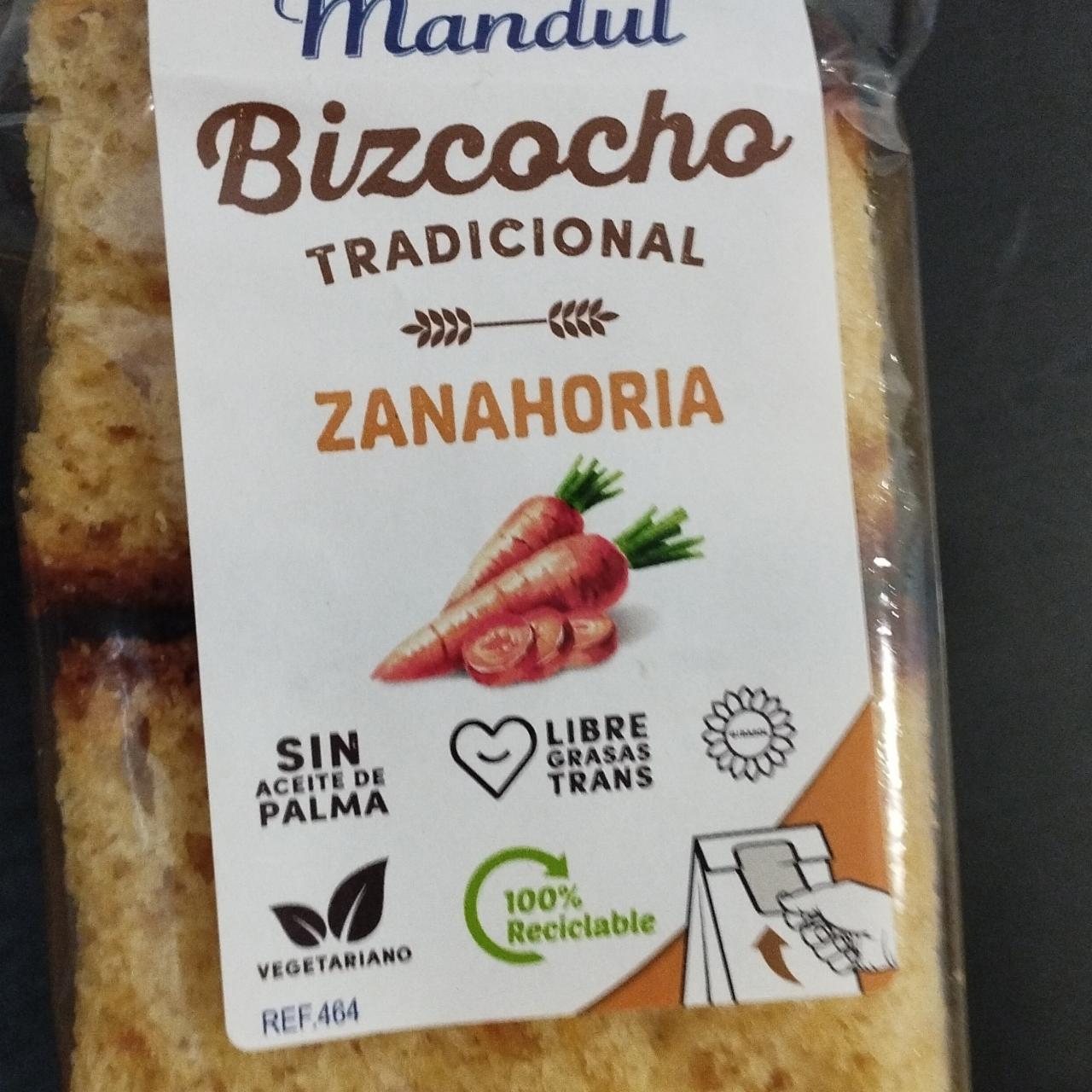 Fotografie - Bizcocho tradicional zanahoria Mandul