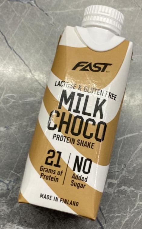 Fotografie - Protein Shake lactose & gluten free Milk Choco Fast