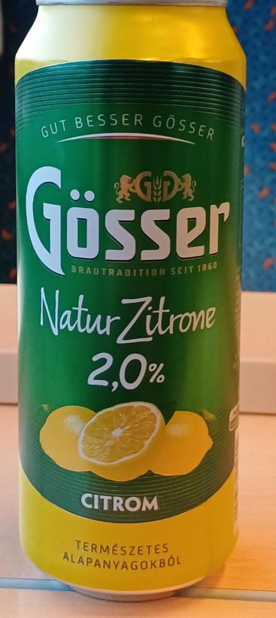Fotografie - Natur Zitrone sör Citrom 2,0% Gösser