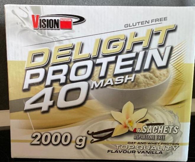 Fotografie - Delight Protein 40 Mash Vanilla Vision Nutrition
