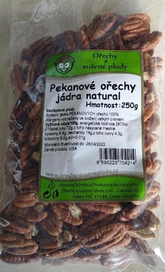 Fotografie - Pekanové ořechy jádra natural Ořechy a sušené plody