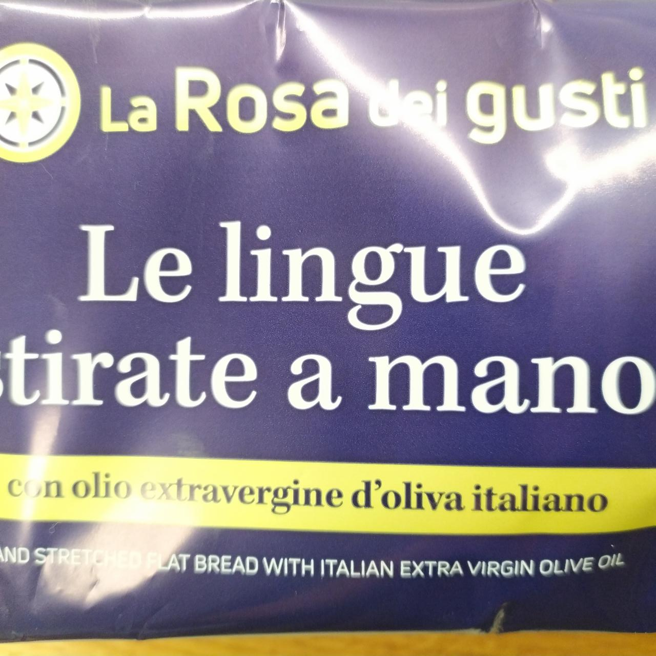 Fotografie - Le lingue stirate a mano con olio extravergine d'oliva italiano La Rosa dei gusti